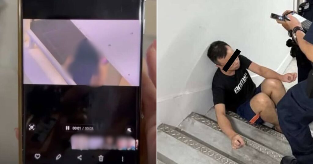 Seorang pria berusia 31 tahun ditangkap oleh pihak kepolisian setelah ia kepergok melakukan aksi voyeurisme terhadap seorang wanita di sebuah toko.