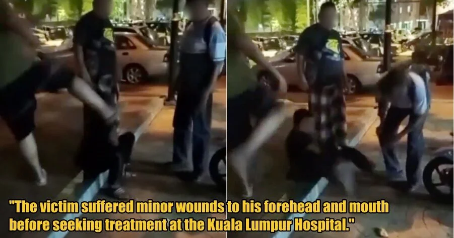 korban telah mengambil power bank milik teman dari salah satu pelaku. Akibat serangan tersebut, bocah itu menderita luka ringan di bagian dahi dan mulut. Ia kemudian dibawa ke Rumah Sakit Kuala Lumpur untuk mendapatkan perawatan atas luka-lukanya.