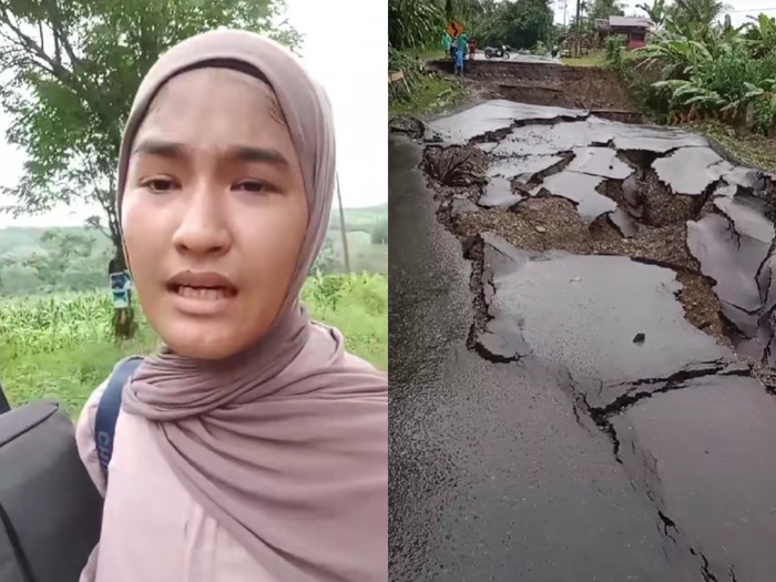 Wanita yang selamat setelah bertahan hidup 4 hari di longsor Aceh