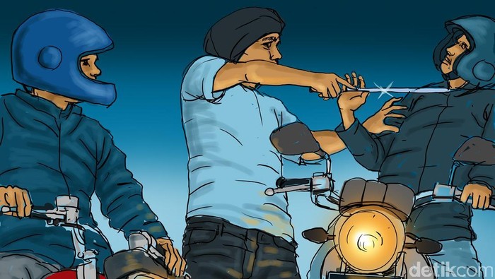 Driver ojek online dibegal penumpangnya di Depok hingga motor dirampas