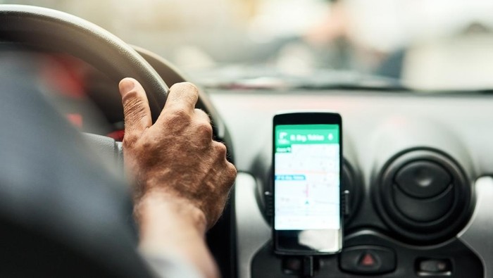 Ilustrasi taksi online terkait viral pasangan mesum di dalam mobil