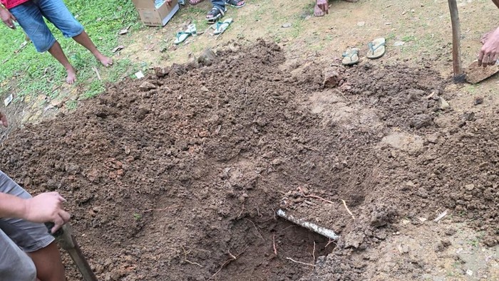 makam yang diinjak buat konten Mak Daster Inung Sia ternyata palsu